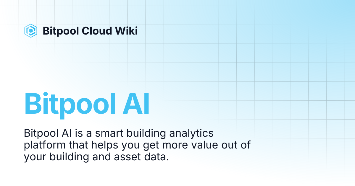 Bitpool AI | Bitpool Cloud Platform | Bitpool Cloud Wiki